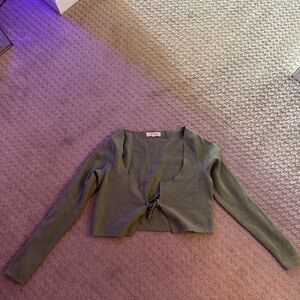 L.A Hearts Green Crop top